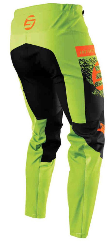 Shot Devo Roll Kids Moto Cross Pants Green/Orange Size 6/7 in Other in Winnipeg - Image 3