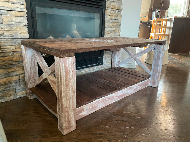 Hand made Rustic Farm House Coffee Table in Coffee Tables in Ottawa