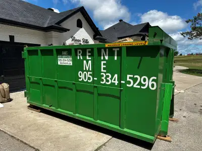 Disposal bins for clean ups, junk, construction, landscaping, garbage, household waste, mulch delive...