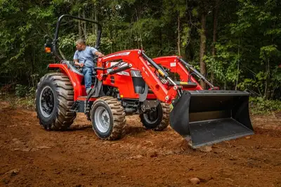 Massey Ferguson 1800 M Series tractors are designed with power users in mind, like contractors, grow...