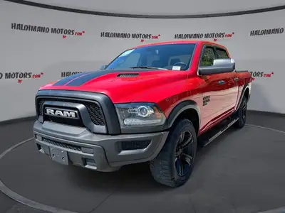 // ACCIDENT FREE!! // Finished in red with a grey interior, this 2021 RAM 1500 Classic Classic Warlo...