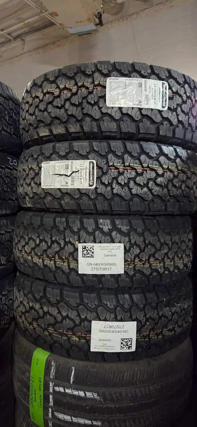 LT275/70R17 GENERAL GRABBER ATX ALL TERRAIN TIRES! FULL SET! in Tires & Rims in Markham / York Region - Image 2