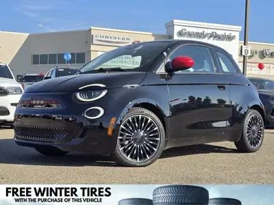 This FIAT 500e delivers a Electric engine powering this Automatic transmission. Dual Zone Front Auto...