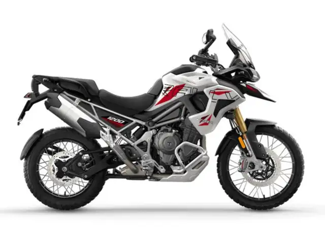 2026 Triumph Tiger 1200 Desert Edition Crystal White in Dirt Bikes & Motocross in Oshawa / Durham Region - Image 2