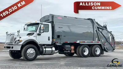 Heavy truck - # STOCK: C-37404 2021 INTERNATIONAL HV607 CAMION À REBUT CHARGEMENT ARRIÈRE 2021 INTER...