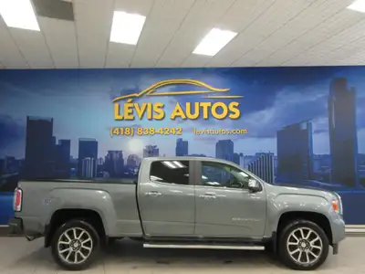 GMC CANYON 2021 DENALI CREW-CAB V-6 3.6 LITRES 4X4 BOITE 5½ / INTÉRIEUR EN CUIR CHAUFFANT ET VENTILL...