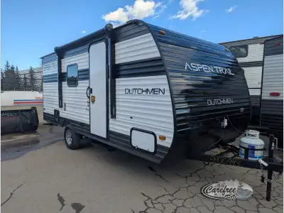 This Dutchmen Aspen Trail Mini travel trailer 17BH highlights: Bunk Beds Rear Corner Toilet and Show...