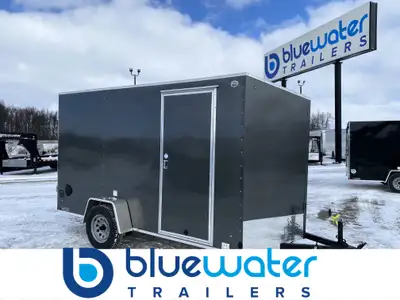 Bluewater Forest River Steel Enclosed 5,6,7 Wide Trailers 5' x 8' starting at $4,255.00 or $85.09/mo...