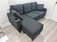 Perfect for Apartments: 3 Seater L-Sofa + Free Delivery Cambridge Kitchener Area Preview