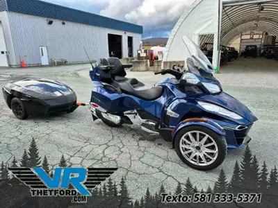 VR Thetford 2016 CAN-AM Spyder RT Limited Paiement à partir de $/sem. + TX. 2016 CAN-AM Spyder RT Li...