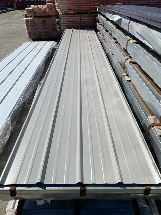 NEW 29 GA LIGHT GRAY STEEL SIDING SHEET in Roofing in Medicine Hat - Image 8