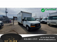 Torontos Largest Selection of Certified Pre-Owned Cube Vans - 2018 GMC Savana G3500 - 16Ft Box - Equ... (image 1)