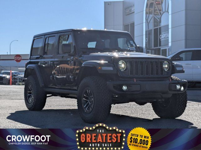 2025 Jeep Wrangler Rubicon X - 35 INCH A/T TIRES - Trailer Tow in Cars & Trucks in Calgary