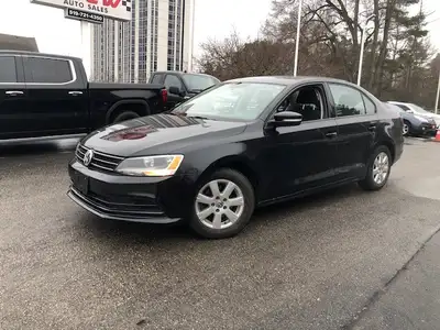 2015 volkswagon jetta 2.0 4cyl automatic low km only 93000km runs great safety included - 2sets of t...