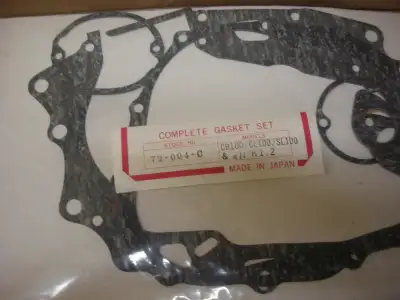 NOS made in japan jobber gasket kit for Honda CB 100 1971 thru 72 CL 100 1971 thru 72 SL 100 1970 th...