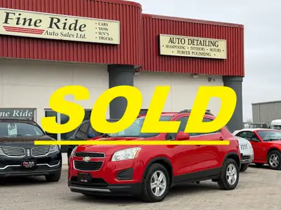 SOLD 2015 Chevrolet Trax LT FWD 1.4LTR 4cyl turbo ONLY 133,000kms! A/C Telescopic tilt steering Crui...
