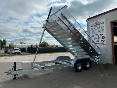 14 FT 7 TON DUMP IDEAL FOR FIREWOOD, DEMOLITION GARBAGE REMOVAL ETC. FULLY GALVANIZED INCLUDING AXLE...