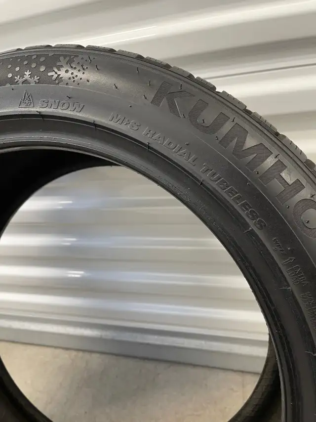 Pair2️⃣:  235/45R18 98V XL  Kumho WinterCraft WP72. in Tires & Rims in Mississauga / Peel Region - Image 4