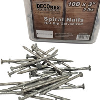 10D x 3" Spiral Shank Nails HDG - LOW PRICE !