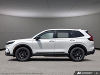 The 2026 Honda CR-V Hybrid EX-L AWD, dressed in a sophisticated white exterior and outfitted with a... (image 2)
