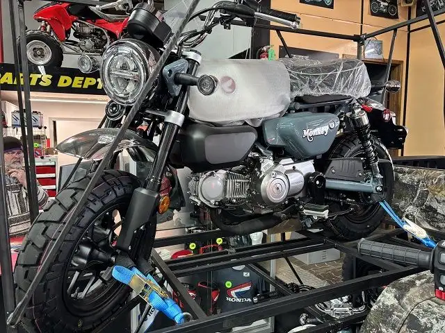 2025 HONDA Z 125 MAS Monkey ABS Grey in Street, Cruisers & Choppers in Winnipeg - Image 3