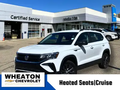 Experience confident city driving and weekend adventures in the 2024 Volkswagen Taos Trendline, a tu...