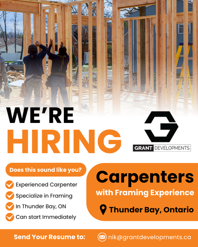 HIRING CARPENTER FRAMERS, View more