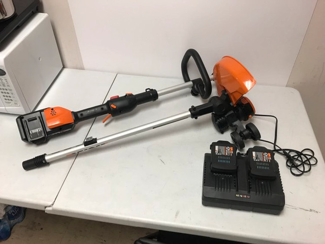 WORX WG184 40V (2.0Ah) 13" Cordless Grass Trimmer/Edger with in- in Lawnmowers & Leaf Blowers in Oakville / Halton Region - Image 2