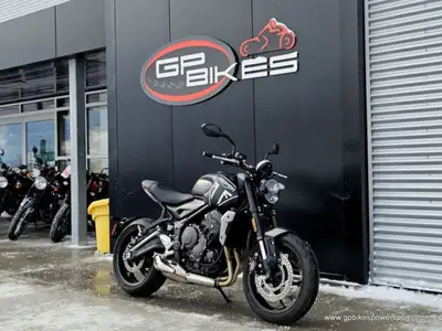 No money down.Credit approved in minutes* OACJust...CLICK HERE 2024 Triumph Trident 660 Matte Jet Bl...