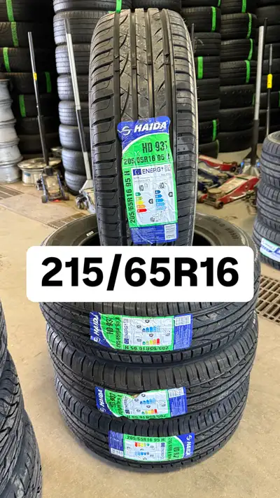 SIZE:215/65R16 NEW ALL SEASON TIRES BRAND:HAIDA INSTALLATION AND BALANCE IS AVAILABLE SAME DAY OUR A...