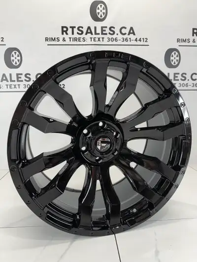 Set of Four New Fuel Blitz Rims FITS Dodge Ram Chevy Chevrolet Gm GMC 1500 Silverado Sierra suburban...