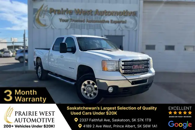 2013 GMC Sierra 3500HD SLT Crew Cab 6.6L V8 Diesel | Memory Seat