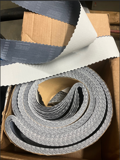 Norax 3"x 132" polishing sanding  belts P-1200, X16 grit U243., View more