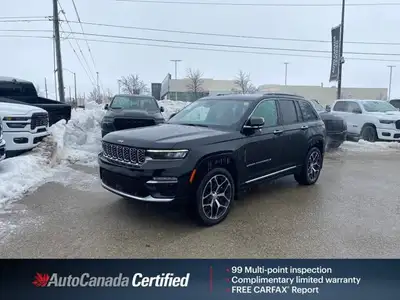 Diamond Black Crystal with a Stunning Wicker Beige Nappa Leather Interior. This 2024 Jeep Grand Cher...