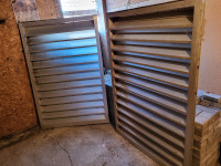 Solid Aluminum Louvers with Bird Screens