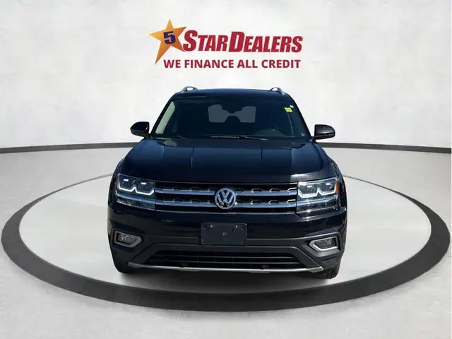 2018 Volkswagen Atlas AWD NAV LEATHER SUNROOF WE FINANCE ALL CRE in Cars & Trucks in London - Image 3