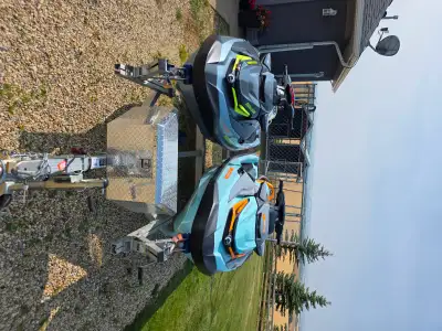 Looking to sell our Seadoos & trailer as a package only. 2024 RXTX 325 Approximately 51 hours Superc...