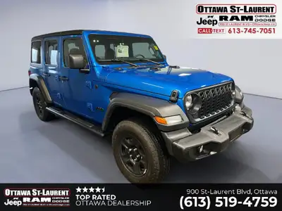 WE CAN GET YOU APPROVED ON THIS 2024 JEEP WRANGLER SPORT UNLIMITED 4X4 TODAY FEATURED OPTIONS -Trail...