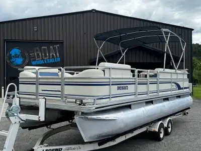 EXTRA EXTRA CLEAN 13 PASSENGER PONTOON BOAT! 70HP 4-STROKE EFI JOHNSON THAT HAS JUST BEEN SERVICED R...