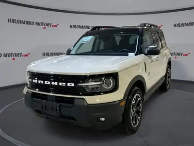 // ACCIDENT FREE!! // Meet the 2025 Ford Bronco Sport Outer Banks 4x4, now available at Haldimand Mo...