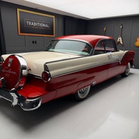 Step back into the golden era of automotive design with this beautifully restored 1955 Ford Fairlane... (image 3)