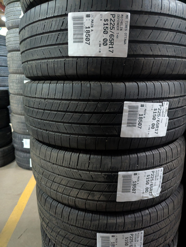 P225/65R17 225/65/17  MICHELIN DEFENDER T+H TAG # 18507 in Tires & Rims in Ottawa