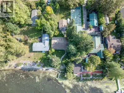 Lakefront Cottage and Guest House on Itaska Beach! The Main Cabin closet to the Lake measures 982 sq...