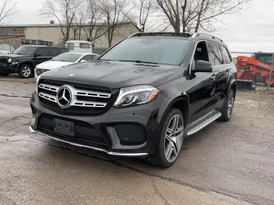 2017 MERCEDES BENZ GLS450 4MATIC CARFAX VERIFIED, CLEAN TITLE 170,000KM AUTOMATIC TRANSMISSION BLACK...