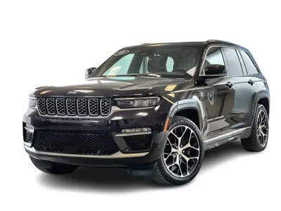 -Regina Honda Recent Arrival! 2022 Jeep Grand Cherokee Summit Reserve 4xe 107 point inspected, Fully...