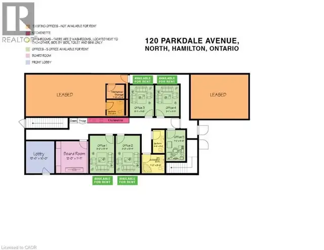 120 PARKDALE Avenue N Unit# Office 1 Hamilton, Ontario in Commercial & Office Space for Rent in Oakville / Halton Region - Image 2