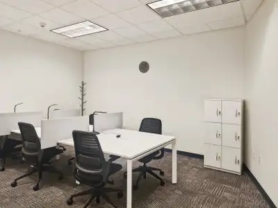 At Regus Edmonton, this coworking space for rent offers a professionally managed environment designe...