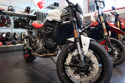 Argyll Motorsports 2024 Ducati Monster Plus Iceberg White Just Fun! Now in Iceberg White. A modern t...