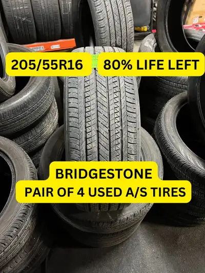 FREE INSTALLATION AND BALANCING ON NEW AND USED TIRES WITH A PURCHASE! NO DISPOSAL! NO OTHER HIDDEN...
