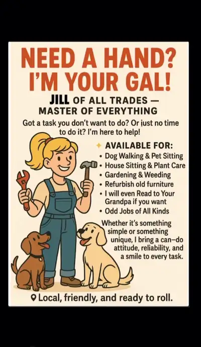 Odd Jobs you don’t want to do? Decades of experience!, View more